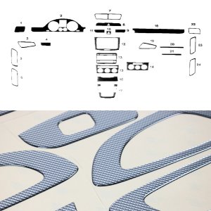 Volkswagen Passat Dashboard Kit (21 Pcs.) - Omac - Carbon - '05-'09